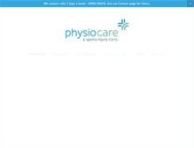 Tablet Screenshot of physio-care.com